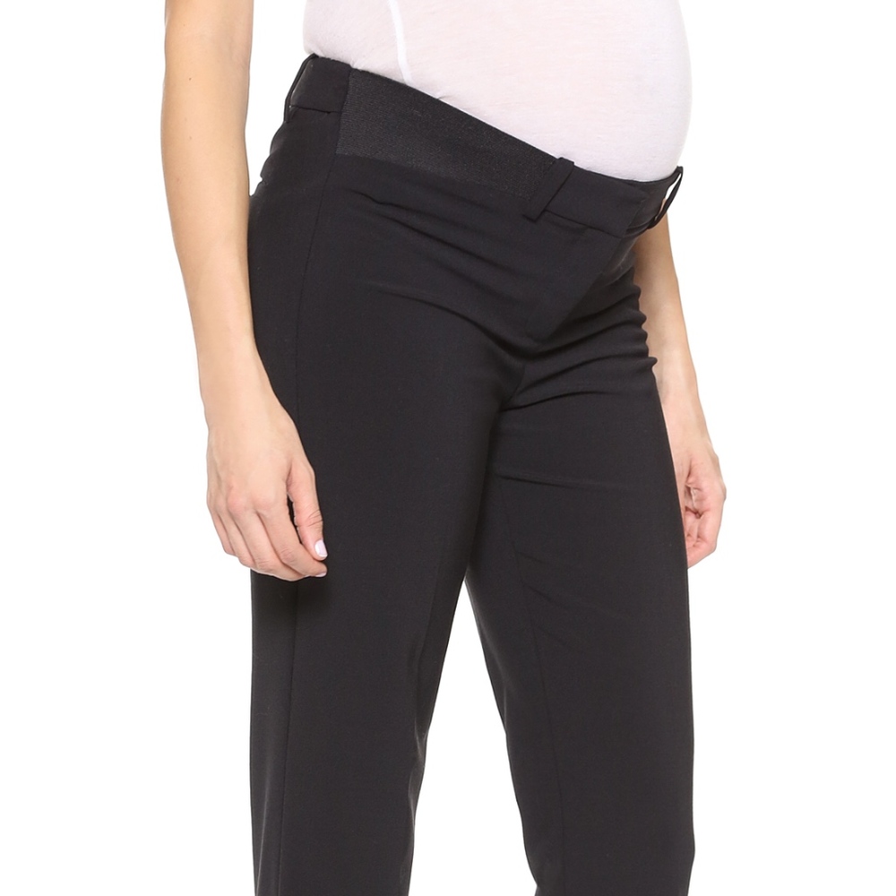 Theory Maternity Urban Max II Pant in Charcoal
